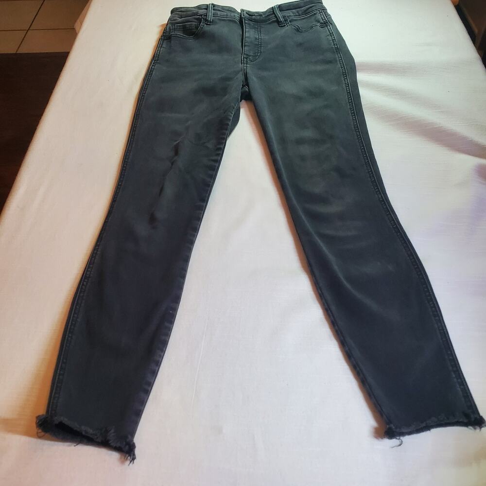 KUT from the Kloth Womens Size 2 Connie High Rise Ankle Skinny Jeans Raw Hem